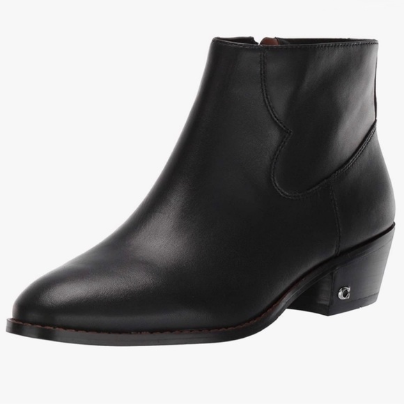 Coach Shoes - Coach Danni Black Leather Boots Size 9